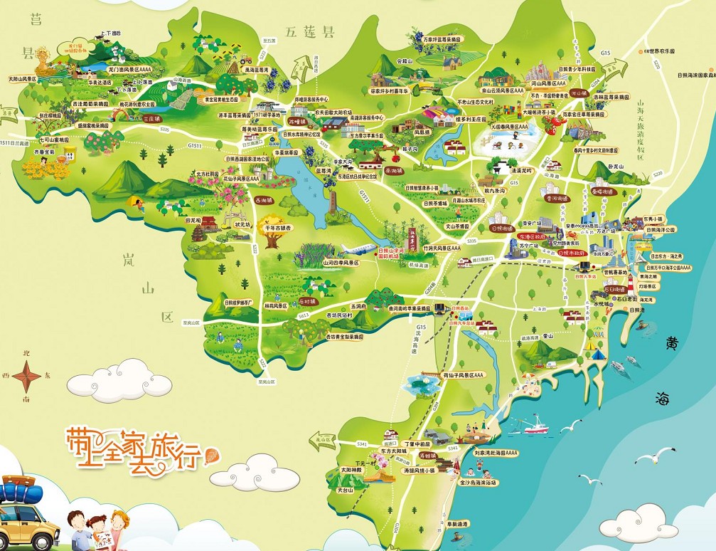 泰安景区使用手绘地图给景区能带来什么好处？